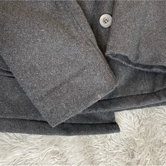 Izod Boy’s Size 14/16 Pea Coat Black - Picture 3 of 9